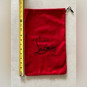 Christian Louboutin Dust Bag Red Authentic